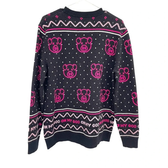 Shane Dawson Pig OH MY GOD Holiday Sweater Size Medium Merch - Picture 4 of 8